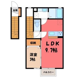 ヴェールクレール Bの物件間取画像